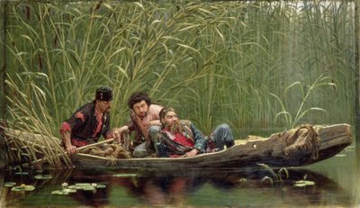 Suspicious People, 1882 by Konstantin Apollonovich Savitsky